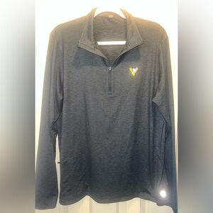 Pittsburgh NHL hockey Penguins Vuori Ease Performance Half Zip large